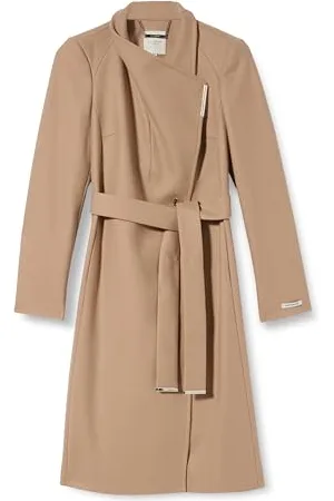 Ted Baker Damski płaszcz wełniany z paskiem WMO-Rose-Midi, , 32