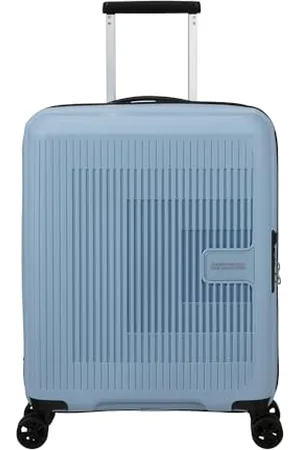 American Tourister Aerostep - Spinner S, Rozwijany Bagaż Podręczny, 55 cm, 36/40 L, Szary (Soho Grey)