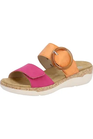 Remonte Damskie sandały R6858, magenta/pomarańczowe / 38, EU, , 38 EU