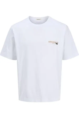 JACK & JONES Męska koszulka Joracapulco Retro Element Back Tee Ss Cn, , XS