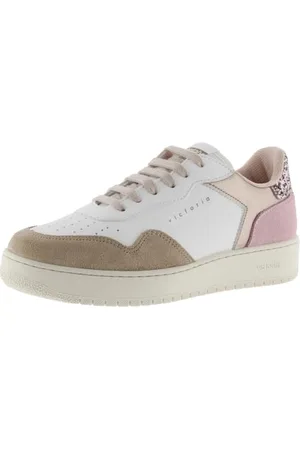 victoria Damski Madrid Serraje/Glitter & Logo Basket, Rosa, 40 EU, , 40 EU