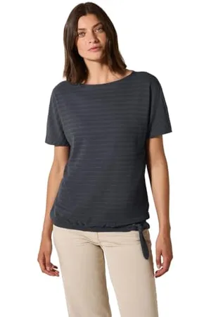 CECIL Smok Optic T-shirt Volcanic Grey M, , M