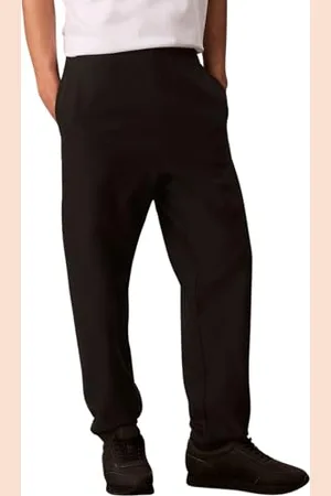 Calvin Klein Jeans Męskie spodnie dresowe Premium Terry Monogram Jogger LV04RC279G, czarne (czarne), XS, , XS