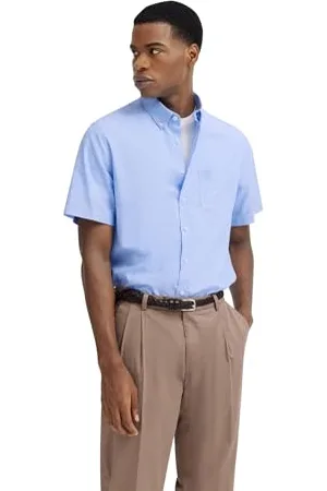 Bugatti Męska koszula Button-Down z krótkim rękawem, nowoczesny krój, , M