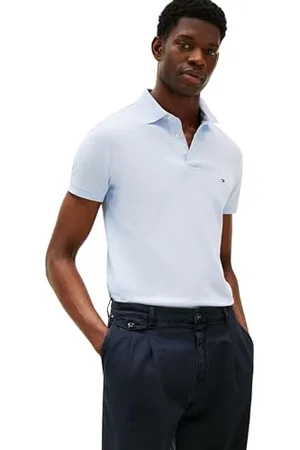Tommy Hilfiger 1985 Slim Polo Koszulka Mężczyźni, Niebieski bryzowy, M