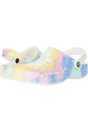 Crocs Unisex Baya Graphic Clog buty drewniane, biały (White Multi), 48/49 EU