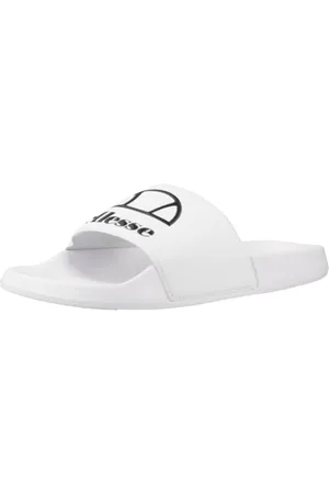 Ellesse Męskie białe suwaki Fellentini Retro Semi Palla Logo, , 43.5 EU