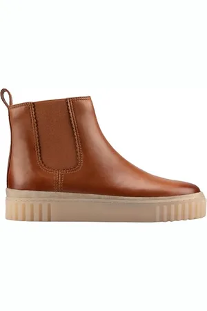 Clarks Premium Damskie buty Mayhill Top Chelsea, jasnobrązowa, 38 EU, , 38 EU