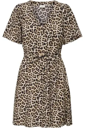 JDY Troya Life S/S Short Dress WVN Dia, , XL