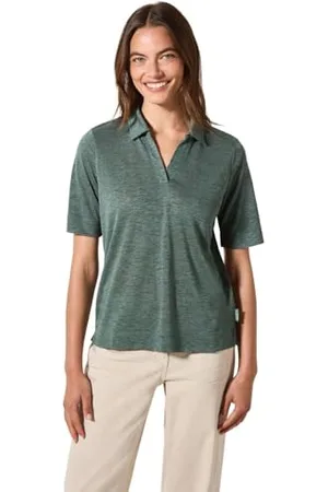 CECIL Linen Optic_Polo with Collar S, , S
