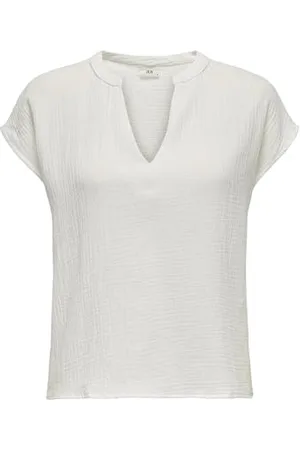 JDY Theis Life S/S Top WVN Dia, , XXL