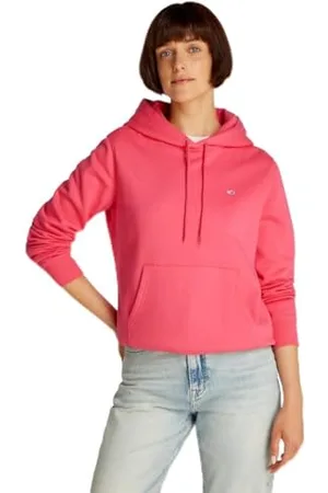 Tommy Hilfiger Damska bluza z kapturem TJW REG S FLAGA, czerwona, XL, , XL