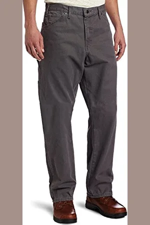 Dickies Sanded Duck Carpenter Męskie jeansy stolarskie o luźnym kroju z efektem sprania, , 34W / 32L