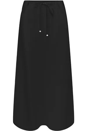 ONLY Onljakiri Linen Long Skirt Ptm, , L