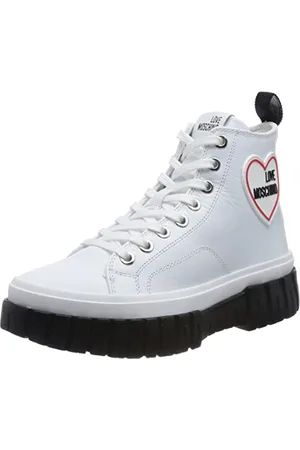 Moschino JA15595G1GIA0 W.Sneakers, białe, 35 EU, , 35 EU