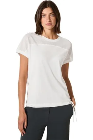 CECIL Linen_LI/CV Solid Knot Blouse White L, , L