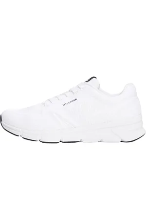 Tommy Hilfiger Męska nowoczesna dzianina Comfort Run FM0FM05524 Low Top, biała (biała), 11, , 46 EU