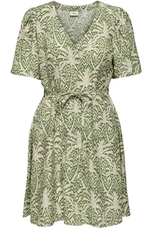 JDY Troya Life S/S Short Dress WVN Dia, , M