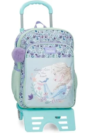 Disney Close To The Heart Frozen Plecak szkolny z wózkiem Wielobarwny 30 x 40 x 13 cm Poliester by Joumma Bags, Talla única, plecak szkolny na kółkach
