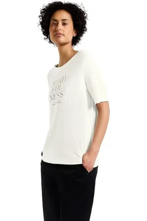 Street one Wording Print Shirt 42, , 42