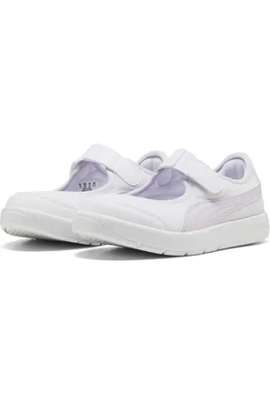 PUMA COURTFLEX V3 LINA V PS Sneaker, biało-liliowy mróz, 11,5 UK dziecko, Biały liliowy mróz, 11.5 UK Child
