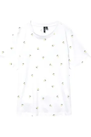 VERO MODA Vmpaulina AOP SS T-shirt Ga JRS Noos, , XS