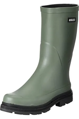 Aigle Orzeł Mid Rain M, męskie buty przeciwdeszczowe, oliwkowy, 42 EU