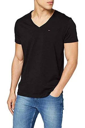 Tommy Hilfiger Mężczyźni T-shirt, Czarny, S