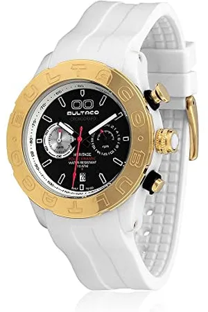 Bultaco Męski chronograf kwarcowy zegarek z kauczukiem H1PW43C-CV1_NEGRO