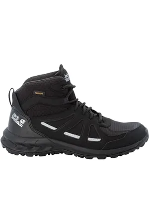 Jack Wolfskin Woodland 2 Texapore Mid W Adidasy Kobiety , Czarno-Szary , 40.5 EU