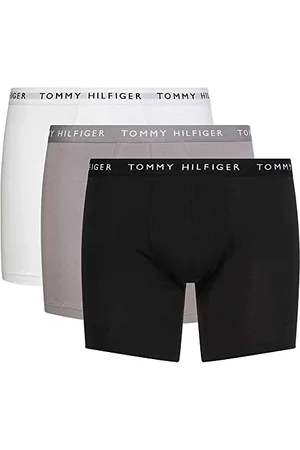 Tommy Hilfiger Męskie bokserki z logo (3-pak), Złoty (czarny/podblunar/biały), S
