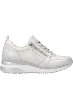 Remonte Damskie buty sportowe D2401 Low, srebrne, 35 EU, , 35 EU