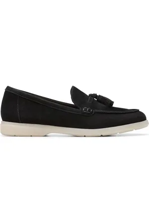 Clarks Damskie mokasyny Narini Edge, czarne Sde, 6,5 UK, , 40 EU