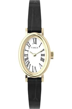 Timex Damski analogowy zegarek kwarcowy ze skórzanym paskiem TW2W78300, , pasek