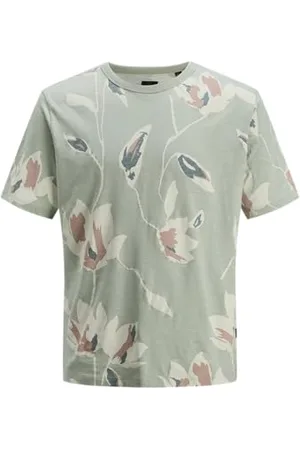 JACK & JONES Męska koszulka Jprblapalermo AOP SS Tee, , S