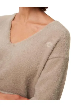 Triumph Damski Smart Thermal V-Neck Sweater X Pajama Top, , XL, , XL