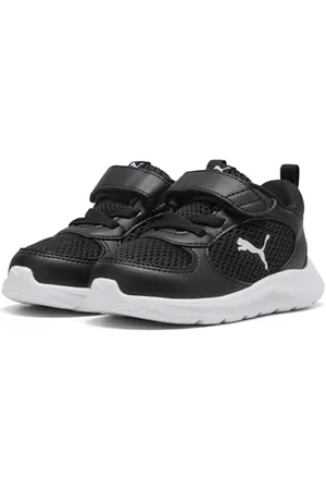 PUMA Unisex Baby Fun Racer 2 AC+ INF Sneaker, czarno-białe, 5 UK dziecko, Czarna , biała , 22 EU