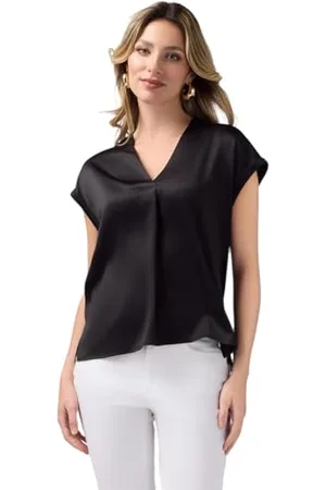 Oltre : Koszulka z dwóch tkanin z dekoltem w serek Spring Summer 25, , S