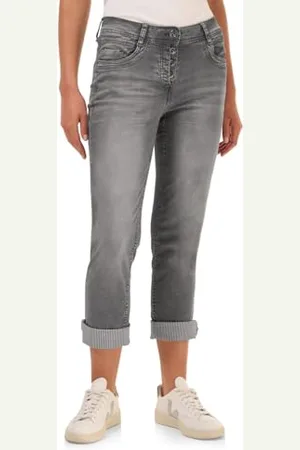 CECIL Style Scarlett Straight Turn Up Grey 34, , 34