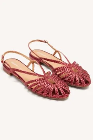 Gioseppo Hingham Pleciony Skóry Mules, , 35 EU