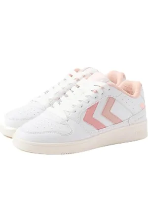 Hummel Damskie buty sportowe ST. Power Play WMNS LZD Sneakers, Bright White/Chintz Rose, 37 EU, , 37 eu