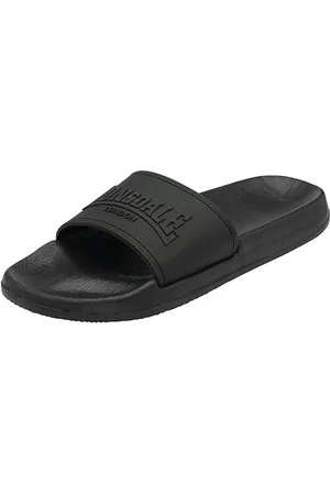 Lonsdale London Męskie sandały Sorrento Slide Black UNI, 40 UK, , 41.5 EU