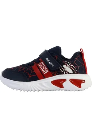 Geox J Assister Boy D Sneakers, granatowe/DK RED, 31 EU, , 31 EU