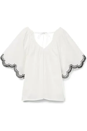 VERO MODA Vmdiana 2/4 V-Neck Top WVN Btq, , S