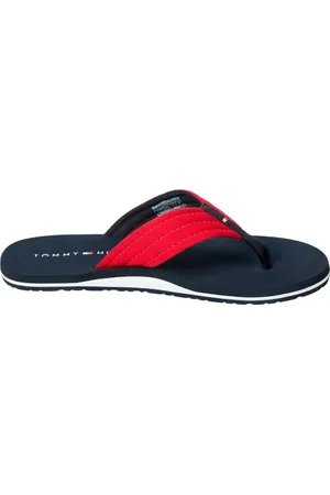 Tommy Hilfiger Męskie klapki HILFIGER NYC BEACH SANDAL, CZERWONE (Primary Red), 40 UK, , 42 EU