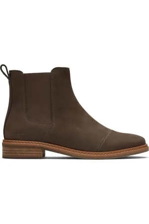 TOMS Damskie buty Charlie Chelsea, Canteen Nubuck Leather, 36 EU, , 36 EU