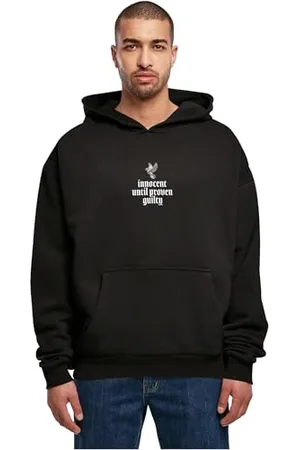 Mister Tee Męska bluza z kapturem Justice Oversize Hoody M, czarny, M