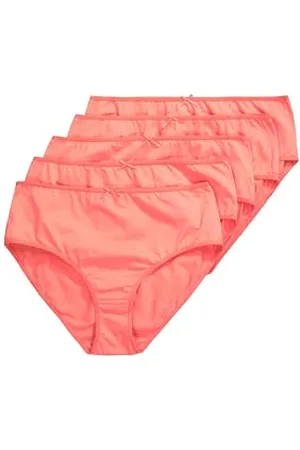 Ulla Popken Damskie duże rozmiary duże rozmiary Plus Size Midislips, 5-pak, jednokolorowe, do rozm. 66/68, , 62-64