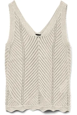 VERO MODA Vmnoel Sl V-Neck Top Fr, , S