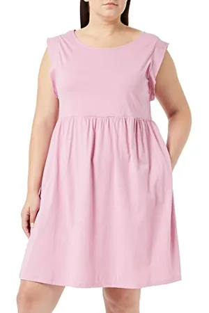 Benetton Damska sukienka Vestito 3BVG5V004, różowa 0C8, S